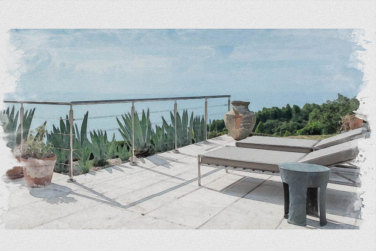 Designing a garden with the help of virtual reality